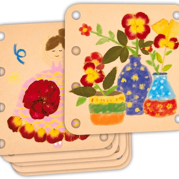 New in Box Hape Flower Press DIY Kit-Nature Fun 5+🌺 - Picture 7 of 14